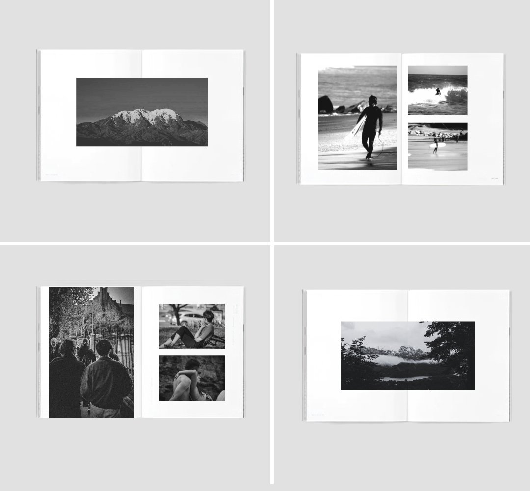 Frames — Selected photography spreads across landscapes, environments and unscripted scenes